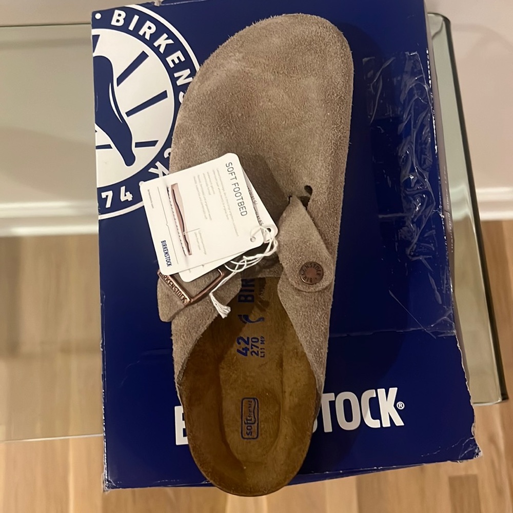 Birkenstock Boston Taupe,  size L11 M9